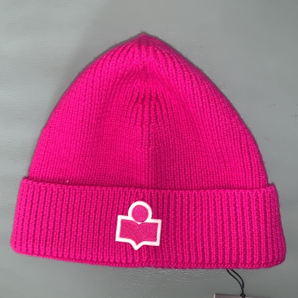 Isabel Marant Isable Marant Bayle Logo Merino Wool Beanie - Picture 5 of 7